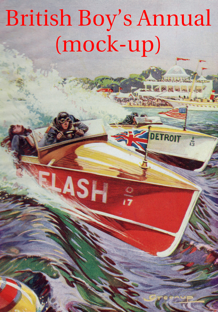 speedboat called 'Flash' (facing p.64)
