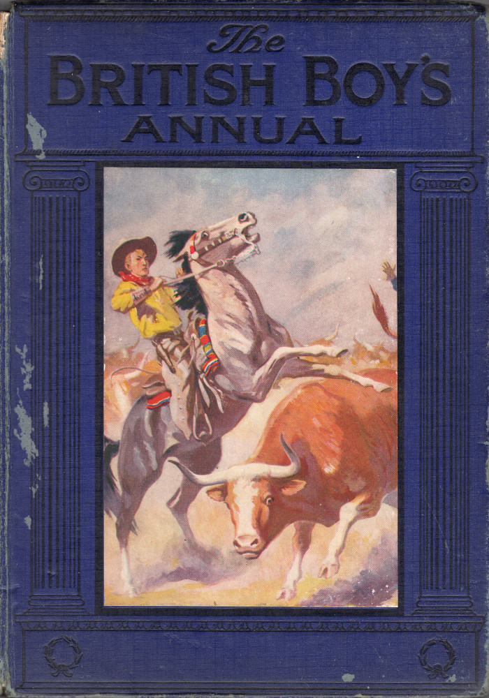 cowboy on horse, bull running under legs